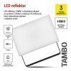 LED reflektor TAMBO, 20 W, 2000 lm, IP65, čierny