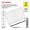 LED reflektor TAMBO, 50 W, 5000 lm, IP65, čierny