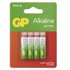 Alkalická batéria GP Alkaline LR03 (AAA), 8 ks