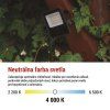 LED reflektor VISIO čierny, 20W neutrálna biela