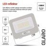 LED reflektor GLARO 20W, biely, IP65, 2000 lm, neutrálna biela