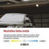 LED reflektor GLARO 20W, biely, IP65, 2000 lm, neutrálna biela