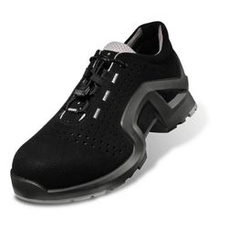 Kvalitná pracovná obuv Uvex. Pánske pracovné čierne topánky značky Uvex. Lahká pracovná obuv - bezpečnostná
