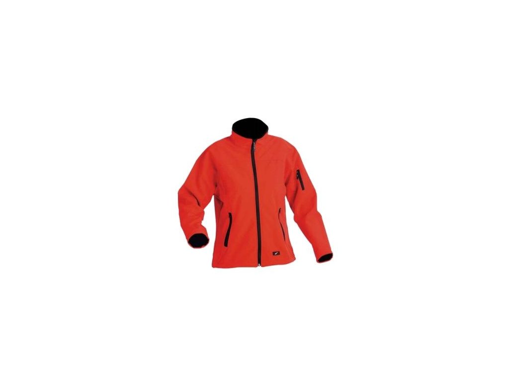 Dámska softhelová bunda JANNALI červená - dopredaj
