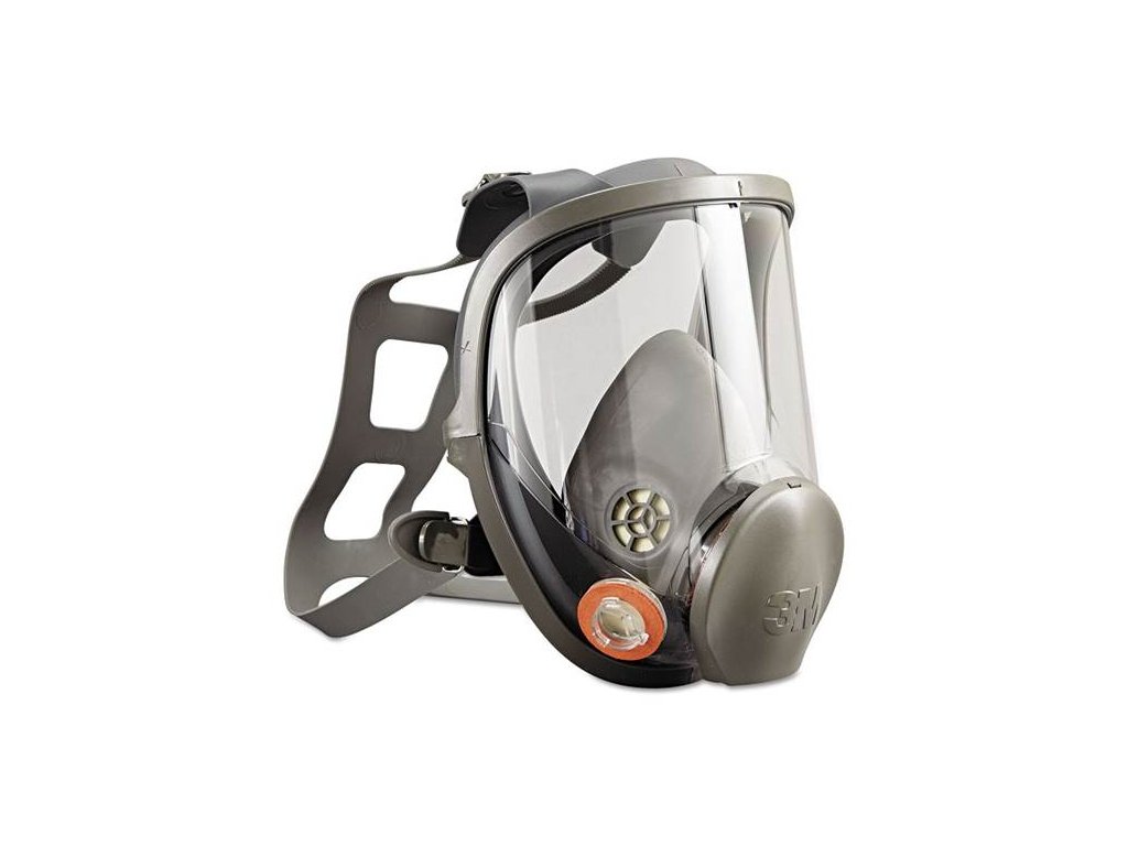 Maska na celú tvár. Ochranná celotvárová maska 3M 6900 s ochrannými filtrami (2). Ochrana dýchacích ciest.