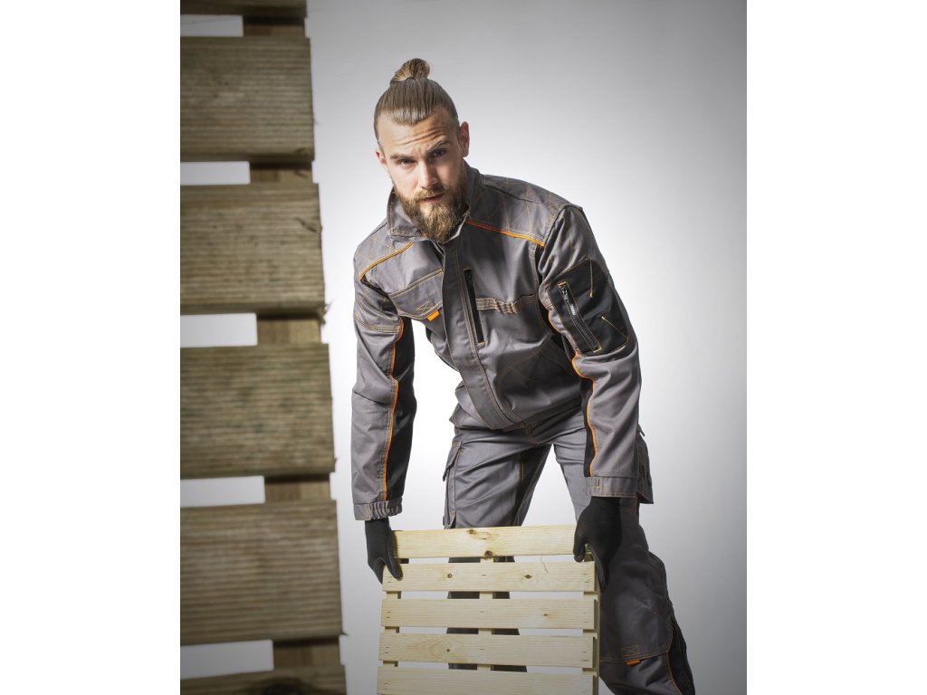 Blúza ARDON®VISION 01 sivo-oranžová (Veľkosť S)