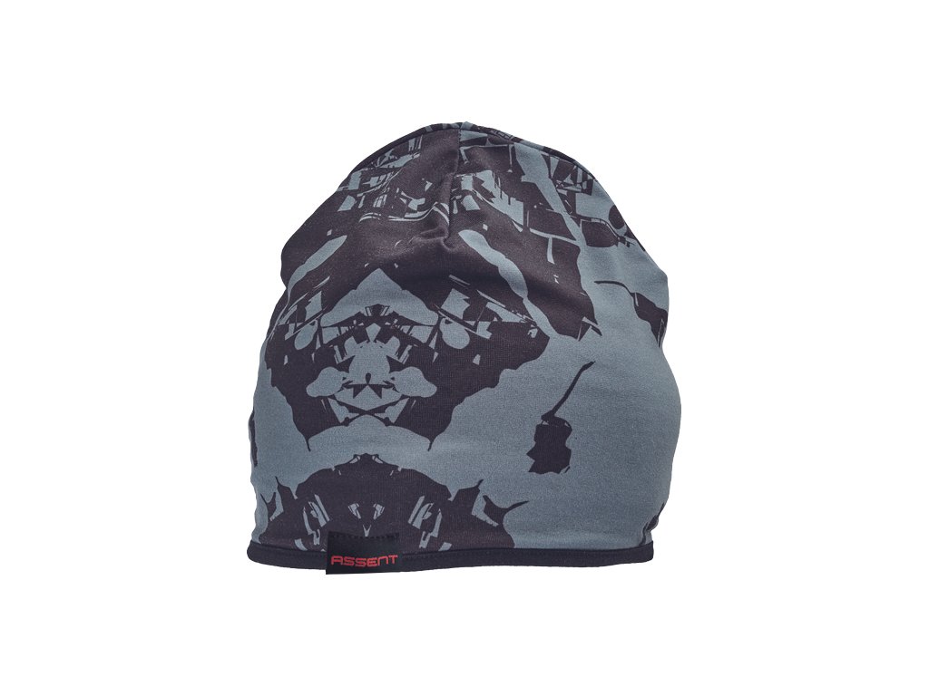 KIRWEE čiapka pletená (Veľkosť M/L, Farba čierna/sivá)