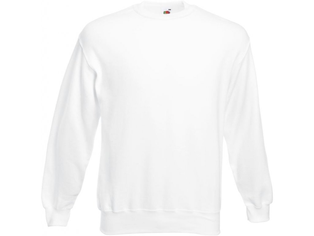 F.O.L. | Classic Set-In Sweat Mikina_16.2202 (Farba white, Veľkosť S)