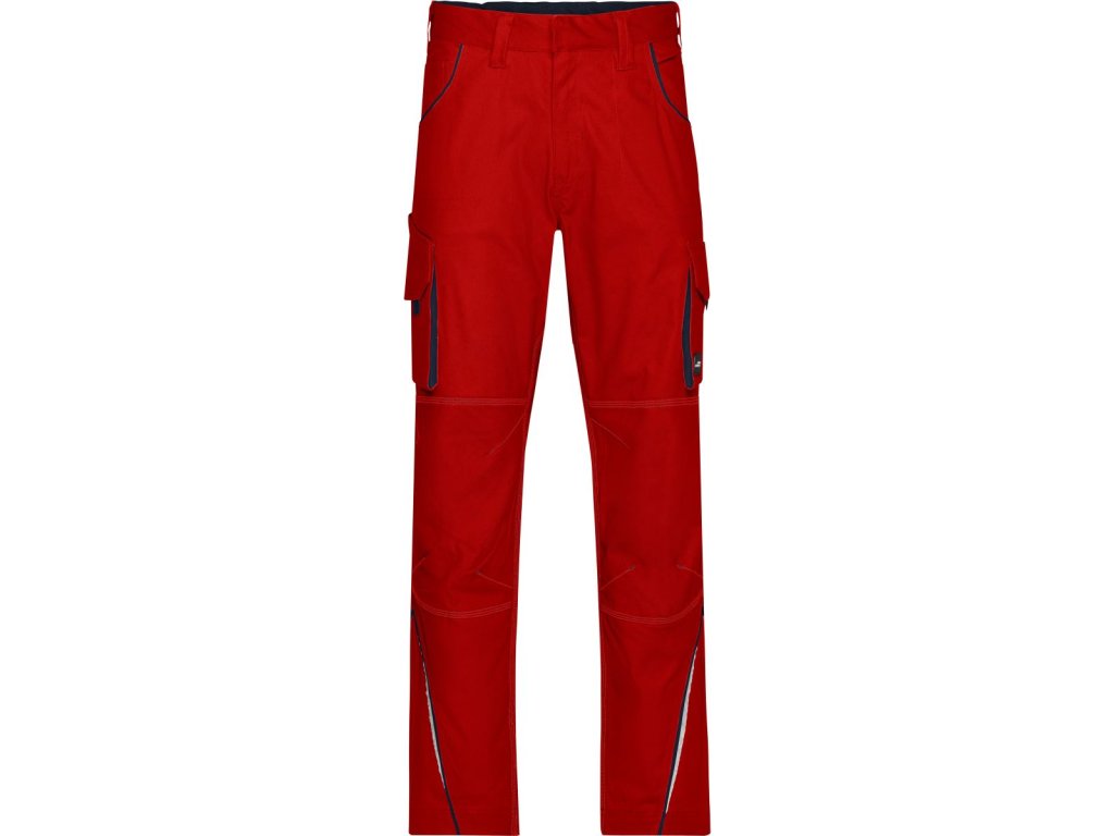 James & Nicholson | JN 847 (62-68) Pracovné nohavice - Color_02.847X (Farba red/navy, Veľkosť (62))