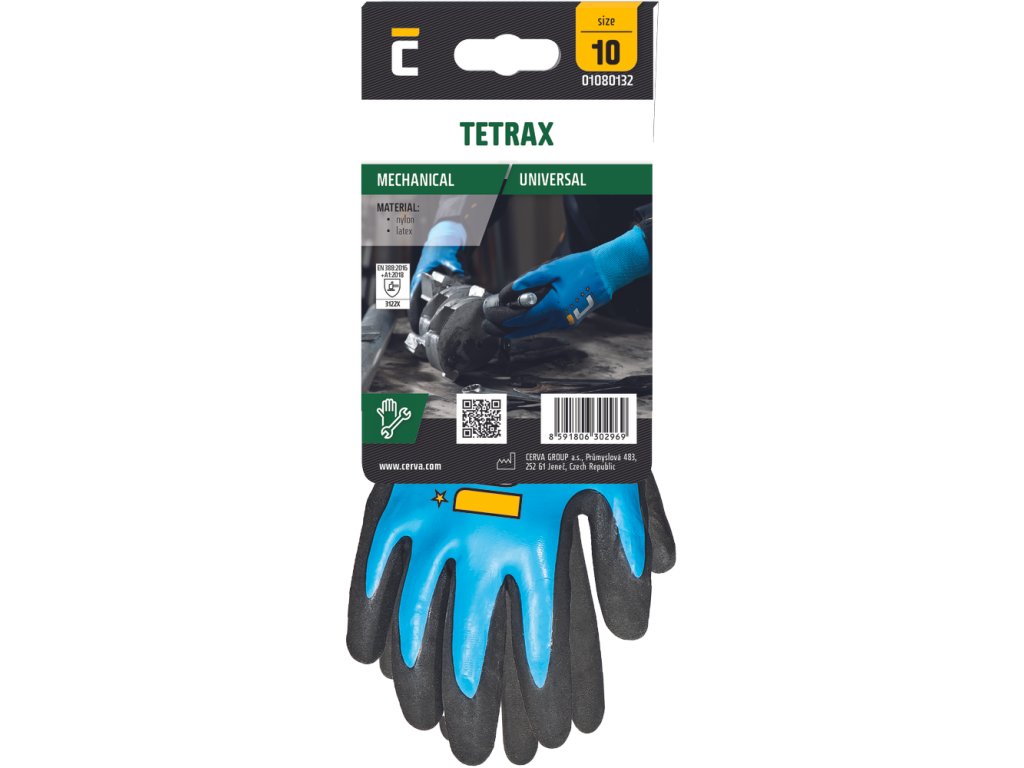 TETRAX rukavice blister (Veľkosť 11, Farba -)