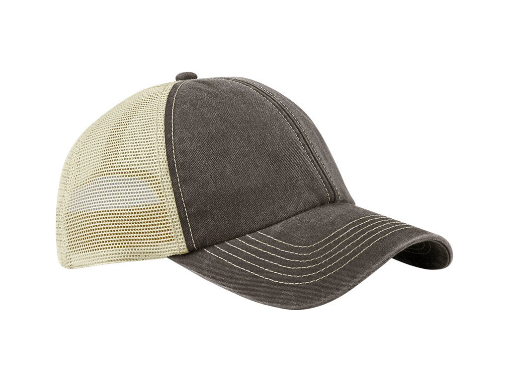 Beechfield | B 672 6 panelová šiltovka Vintage Trucker_53.0672 (Farba vintage brown/stone, Veľkosť onesize)