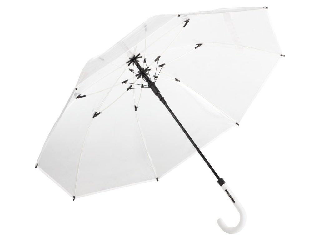 Fare | 7112 Transparentný automatický holový dáždnik_46.7112 (Farba white, Veľkosť onesize)