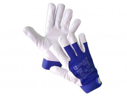 Zimné mechanické kombinované bavlnené rukavice ZITA B12W WINTER