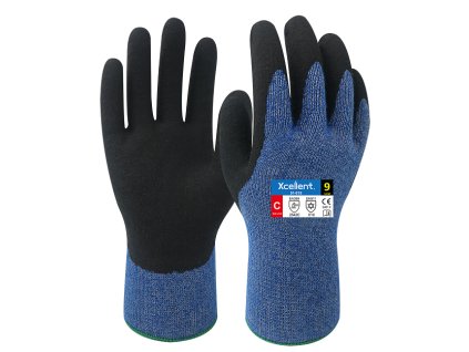 Protiporezové zimné pracovné rukavice XCELLENT Winter 51-818