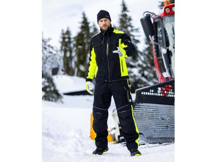 Blúza ARDON®NEON WINTER čierno-žltá (Veľkosť XS)