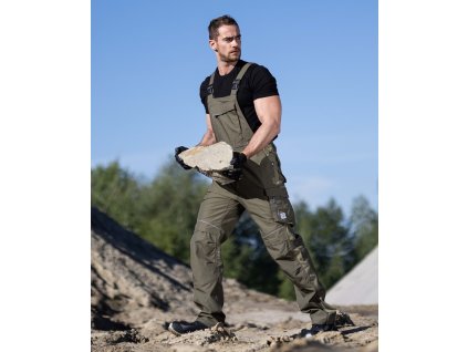 Nohavice s náprsenkou ARDON®URBAN+ khaki