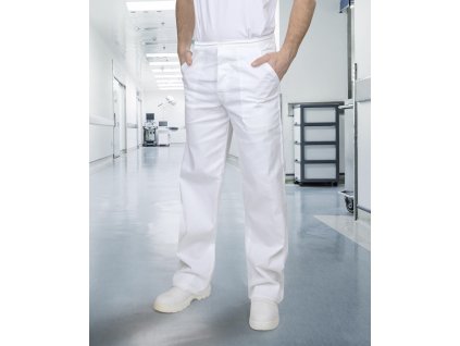 Nohavice pánske ARDON®SANDER biele (Veľkosť 56)