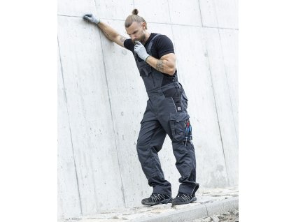 Nohavice s náprsenkou ARDON®VISION tmavo sivé (Veľkosť 46)