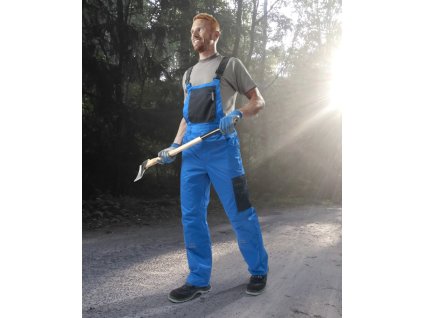 Nohavice s náprsenkou ARDON®4TECH 03 modro-čierne, predĺžené (Veľkosť S)