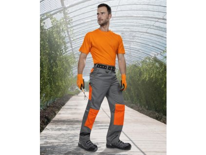 Nohavice do pása ARDON®2STRONG 02 sivo-oranžové (Veľkosť 46)