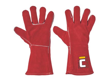 PUGNAX RED rukavice celokož.