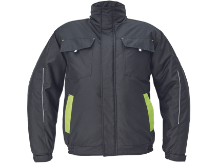 MAX VIVO pilot bunda (Veľkosť 4XL, Farba černá/žltá)