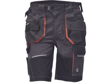 EMERTON PLUS šortky (Veľkosť 56, Farba antracit/oranžová)