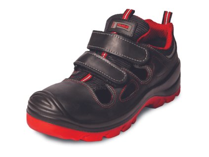 BIRUSA MF S1P SRC sandále (Veľkosť 38, Farba čierna)