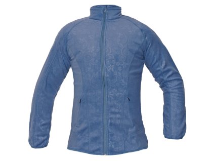 YOWIE bunda fleece dámska (Veľkosť XS, Farba modrá)