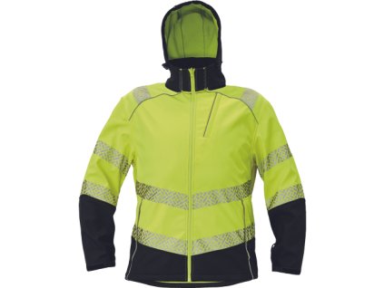 KNOXFIELD PROFI HV softshell bunda (Veľkosť XS, Farba žltá)