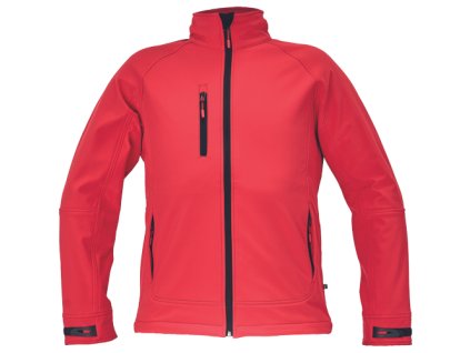 CHITRA softshell bunda (Veľkosť XS, Farba červená)