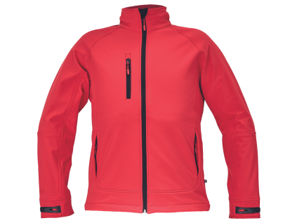 CHITRA softshell bunda (Veľkosť XS, Farba červená)