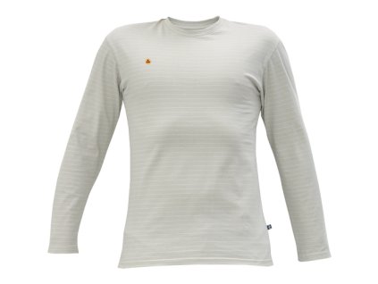 NOYO ESD LS triko (Veľkosť XS, Farba sivá)