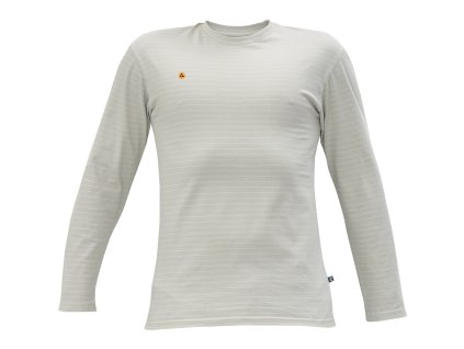NOYO ESD LS triko (Veľkosť XS, Farba sivá)