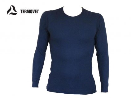 Funkčné triko s dlhým rukávom WORK POP modré