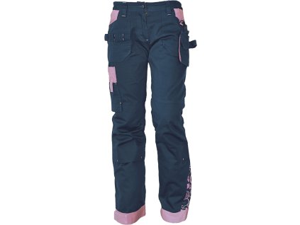 YOWIE dámske nohavice (Veľkosť 36, Farba navy/sv.fialová)