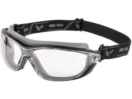 Okuliare CXS-Opsis FORS, číry priezor, čierno-šedé