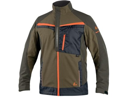 Blúza CXS NAOS, pánska, viac prevedení (Farba khaki-olive, HV oranžové doplnky, Veľkosť 46)