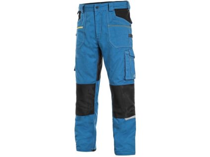 Nohavice CXS STRETCH, 170-176cm, pánske, skrátené, viac farieb (Farba modrá, Veľkosť 44)