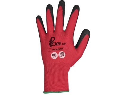 Rukavice CXS ALVAROS, máčané v nitrile (Veľkosť 9)