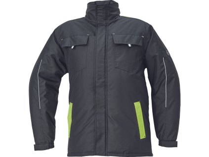 MAX VIVO parka (Veľkosť M, Farba černá/žltá)