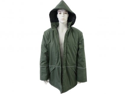 Zimný pracovný kabát zelený
