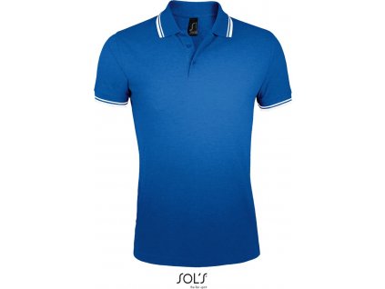 SOL'S | Pasadena Men Pánské piqué polo_25.0577 (Farba royal blue/white, Veľkosť S)