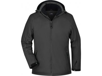James & Nicholson | JN 1053 Dámska 3-vrstvová zimná športová softshellová bunda_02.1053 (Farba black, Veľkosť S)