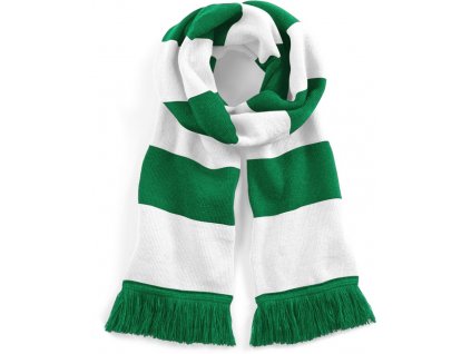 Beechfield | B479 Šál "Štádium"_53.0479 (Farba kelly green/white, Veľkosť onesize)