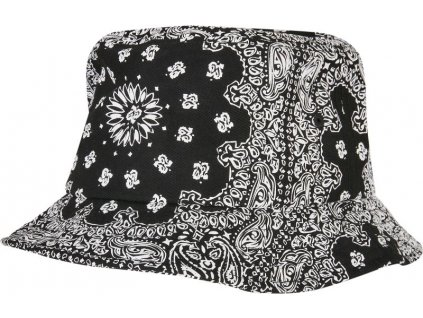 Flexfit | 5003BP Klobúk "Bandana Print"_55.03BP (Farba black/white, Veľkosť onesize)