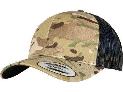 Flexfit | 6606MC 6 panelová retro šiltovka Multicam®_55.06MC (Farba multicam, Veľkosť onesize)