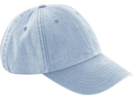 Beechfield | B655 6 panelová nízkoprofilová šiltovka "Vintage"_53.0655 (Farba vintage light blue, Veľkosť onesize)