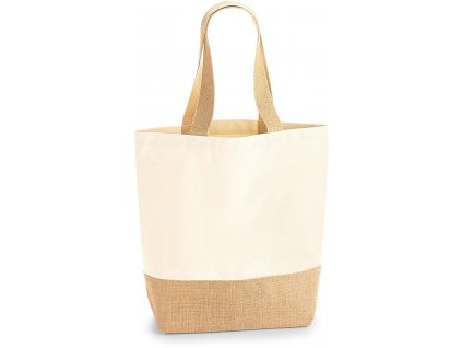 Westford Mill | W450 Jutová nákupná taška_50.045 (Farba natural, Veľkosť onesize)