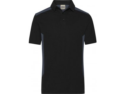 James & Nicholson | JN 1826 Pánske pracovné polo - Strong_02.1826 (Farba black/carbon, Veľkosť XS)